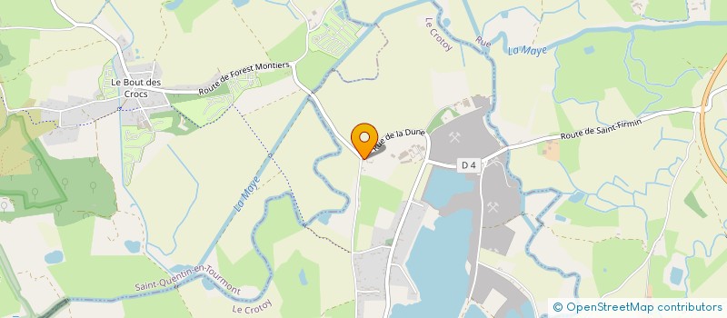 localisation de l'entreprise SCI LA DUNE à LE CROTOY