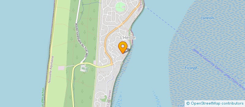 localisation de l'entreprise SCI LA DUNE DU CAP  SAINT-CHRISTOPHE-DES-BARDES