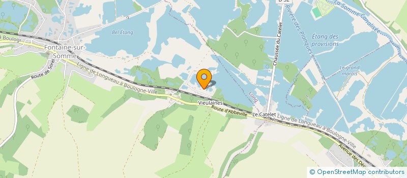 localisation de l'entreprise SCI LA DUNKERQUOISE  FONTAINE-SUR-SOMME