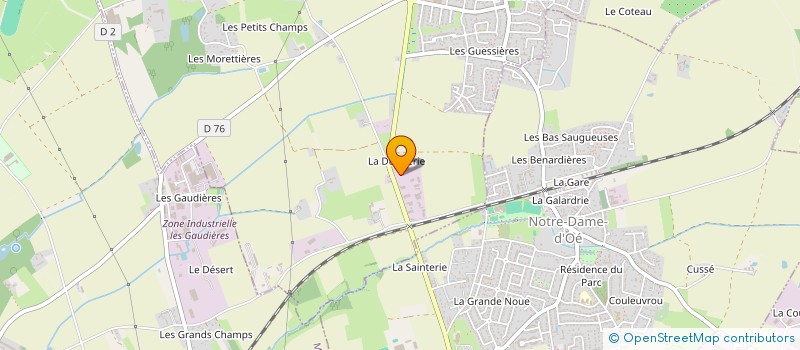 localisation de l'entreprise SCI LA DUQUERIE à CHANCEAUX-SUR-CHOISILLE