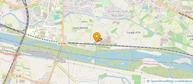 localisation de l'entreprise SCI LA DURANCE  AVIGNON