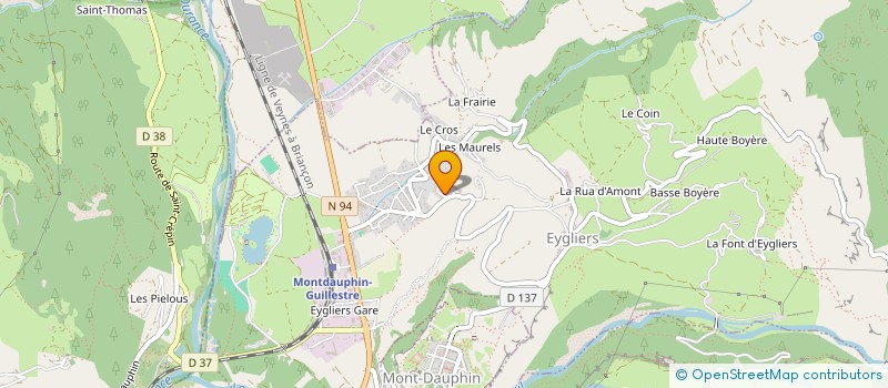 localisation de l'entreprise SCI LA DURANCE  RISOUL