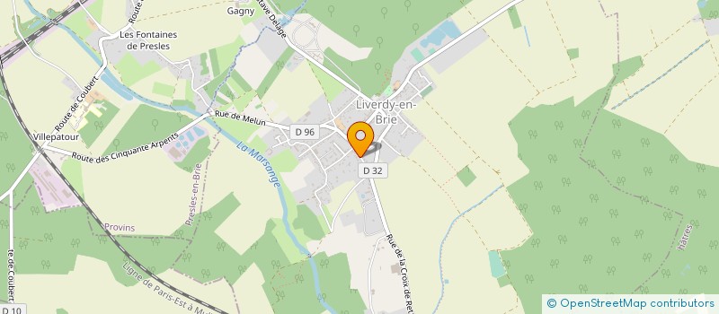localisation de l'entreprise SCI LA ES à LIVERDY-EN-BRIE