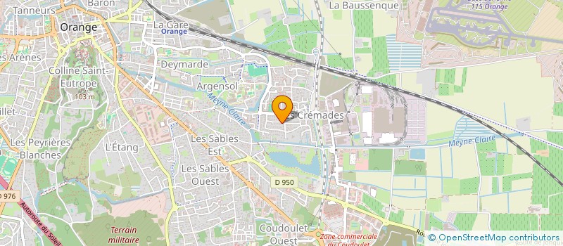 localisation de l'entreprise SCI LA F.I.R.M.  ORANGE