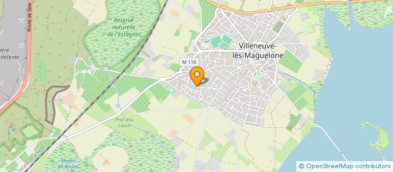 localisation de l'entreprise SCI LA FABRADE  VILLENEUVE-LES-MAGUELONE