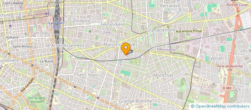 localisation de l'entreprise SCI LA FABRIK  LYON