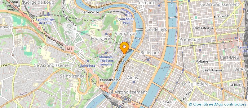 localisation de l'entreprise SCI LA FABRIQUE  LYON