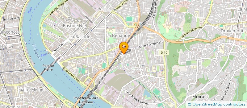 localisation de l'entreprise SCI LA FABRIQUE  FLOIRAC