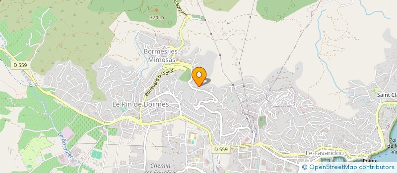 localisation de l'entreprise SCI LA FACTORERIE à BORMES-LES-MIMOSAS