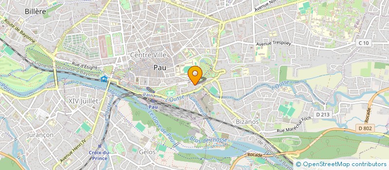 localisation de l'entreprise SCI LA FAFREMI à PAU