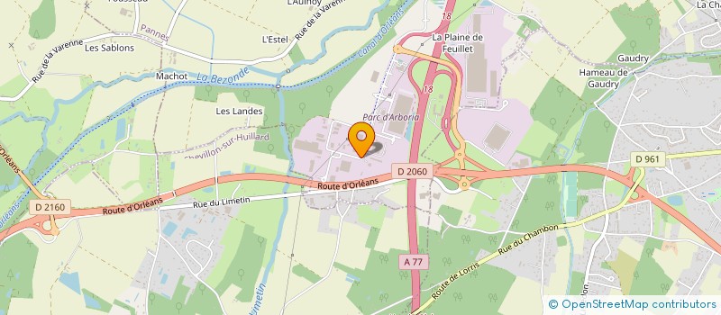 localisation de l'entreprise SCI LA FAGOTTIERE à PANNES