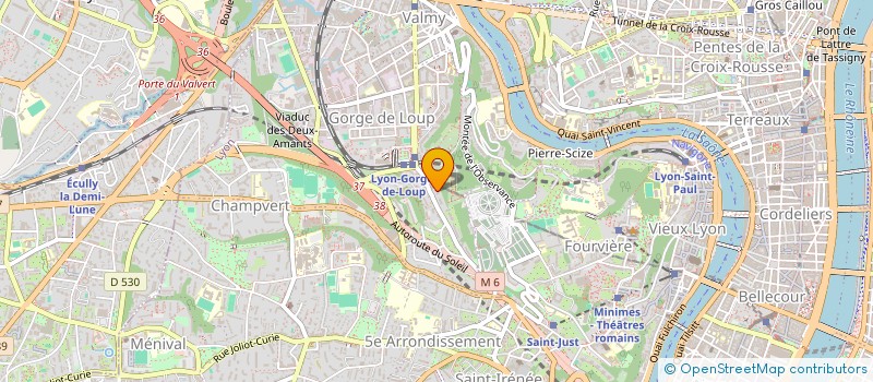 localisation de l'entreprise SCI LA FAILLE  LYON