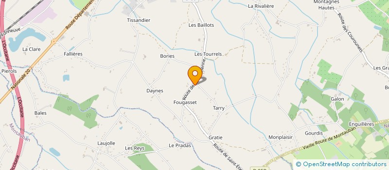 localisation de l'entreprise SCI LA FAILLE  ALBIAS