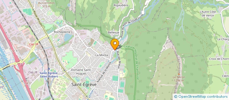 localisation de l'entreprise SCI LA FAINE  SAINT-EGREVE