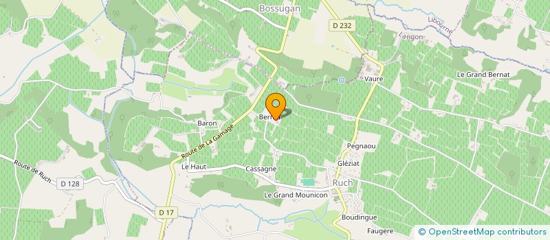 localisation de l'entreprise SCI LA FAISANDERIE  RUCH