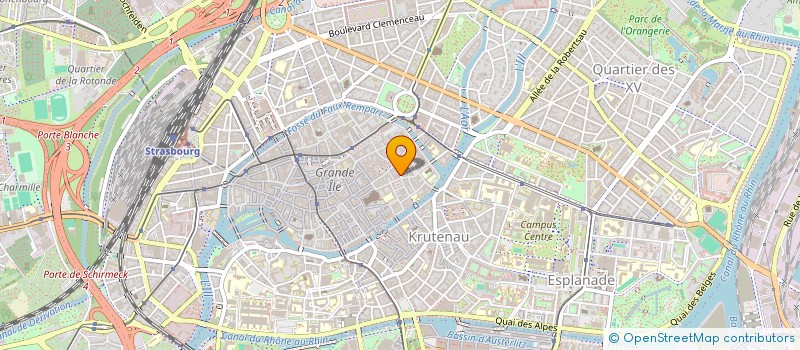 localisation de l'entreprise SCI LA FAISANE  STRASBOURG