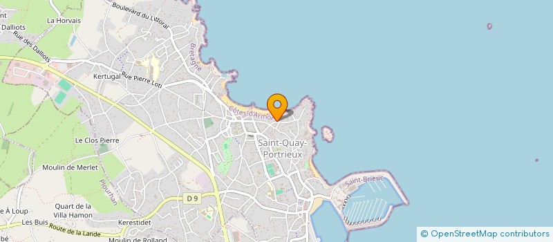 localisation de l'entreprise SCI LA FALAISE  SAINT-QUAY-PORTRIEUX