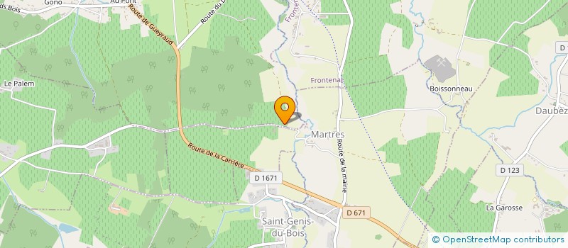 localisation de l'entreprise SCI LA FALAISE  LUGASSON