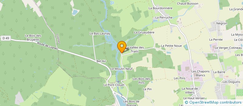 localisation de l'entreprise SCI LA FALAISIERE  LUYNES