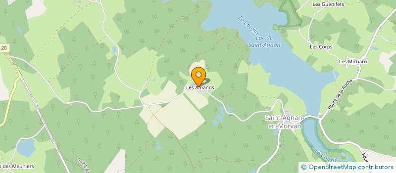 localisation de l'entreprise SCI LA FALCONNERAIE  SAINT-AGNAN