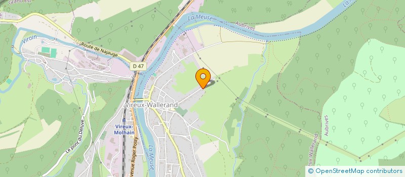 localisation de l'entreprise SCI LA FAMENNE  VIREUX-WALLERAND