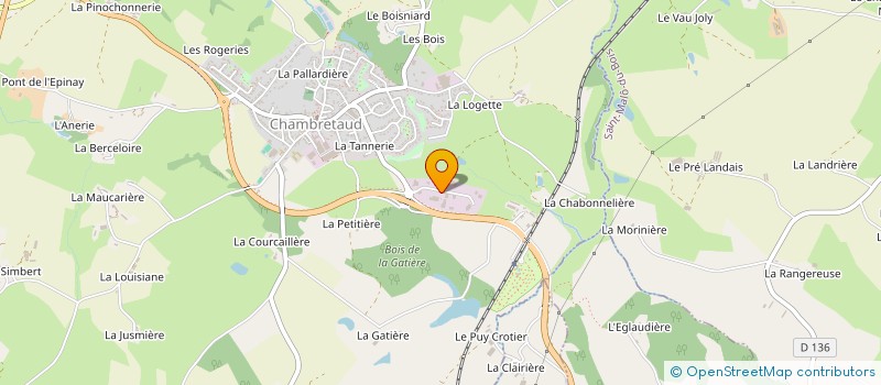 localisation de l'entreprise SCI LA FAMEUSE FABRIQUE  CHANVERRIE