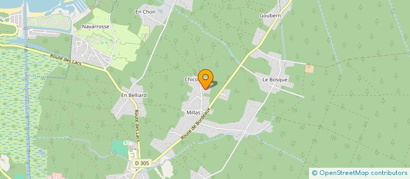 localisation de l'entreprise SCI LA FAMIGLIA  BISCARROSSE