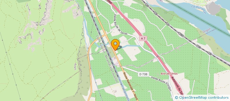 localisation de l'entreprise SCI LA FAMIGLIA  ORGON