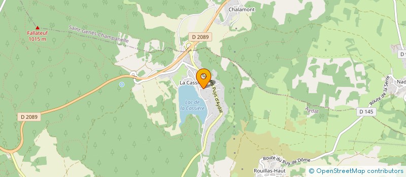 localisation de l'entreprise SCI LA FAMILE ECUREUIL  AYDAT