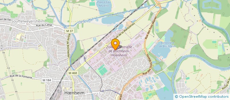 localisation de l'entreprise SCI LA FAMILIA  BISCHHEIM