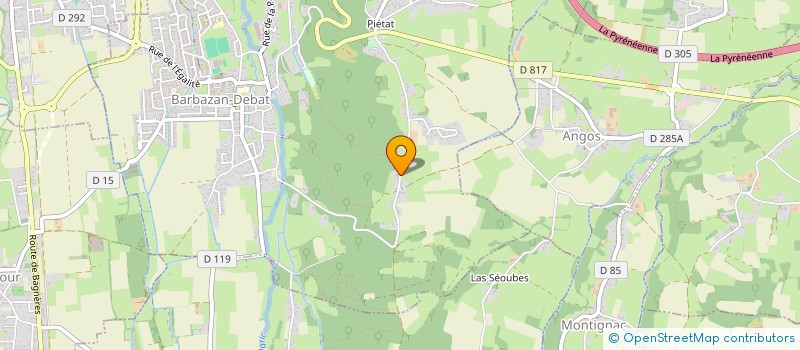 localisation de l'entreprise SCI LA FAMILIA  BARBAZAN-DEBAT