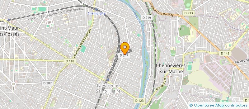 localisation de l'entreprise SCI LA FAMILIA AND CO à SAINT-MAUR-DES-FOSSES