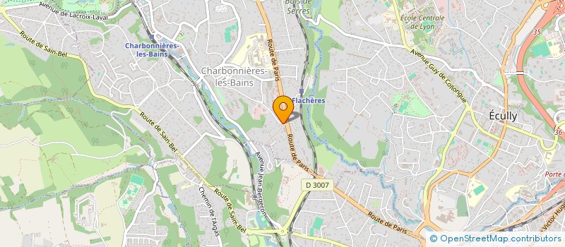 localisation de l'entreprise SCI LA FAMILIALE  CHARBONNIERES-LES-BAINS