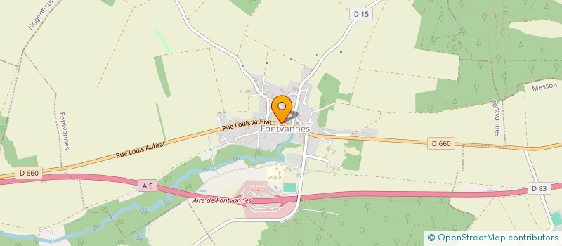 localisation de l'entreprise SCI LA FAMILIALE  FONTVANNES