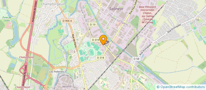 localisation de l'entreprise SCI LA FAMILIALE CAYON  CHALON-SUR-SAONE