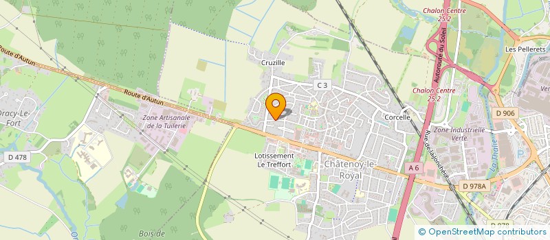 localisation de l'entreprise SCI LA FAMILIALE SELLAMI  CHATENOY-LE-ROYAL