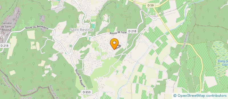 localisation de l'entreprise SCI LA FAMILLE  SAINT-RESTITUT