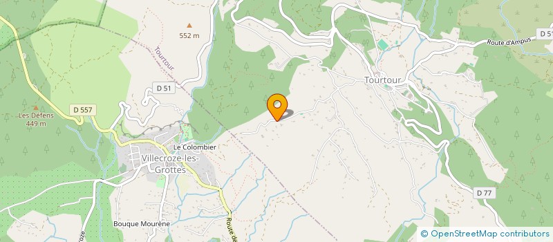 localisation de l'entreprise SCI LA FAMILLE  TOURTOUR