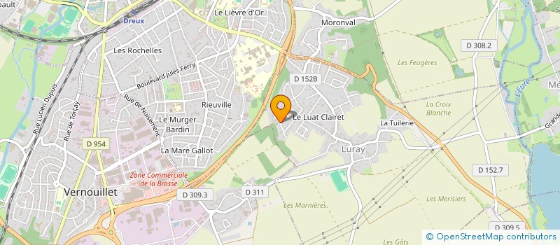 localisation de l'entreprise SCI LA FAMILLE à VERNOUILLET
