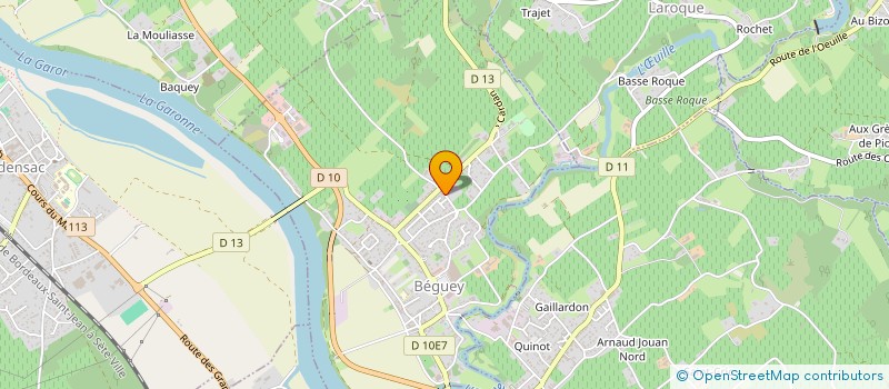 localisation de l'entreprise SCI LA FAMILLE  BEGUEY