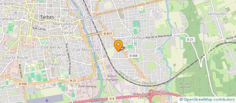 localisation de l'entreprise SCI LA FAMILLE  SEMEAC