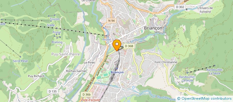 localisation de l'entreprise SCI LA FAMILLE à BRIANCON