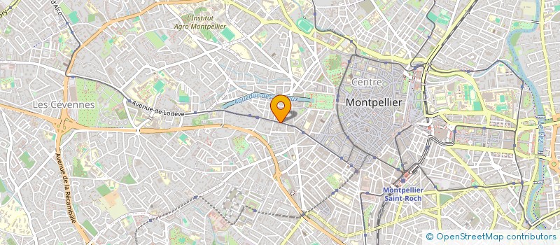 localisation de l'entreprise SCI LA FAMILLE CAQUETTE  MONTPELLIER