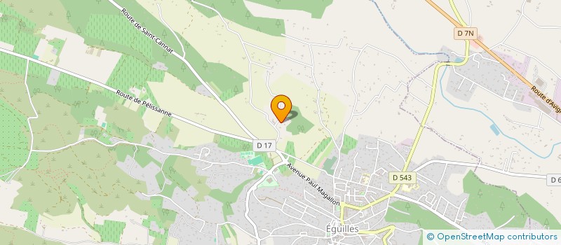 localisation de l'entreprise SCI LA FAMILLE D  EGUILLES