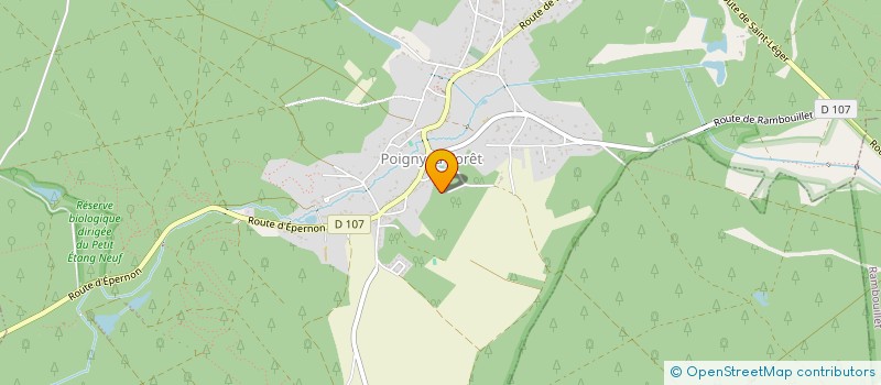 localisation de l'entreprise SCI LA FAMILLE LISIKORA  POIGNY-LA-FORET