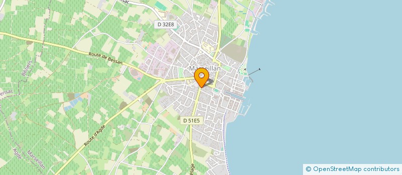 localisation de l'entreprise SCI LA FAMILY à MARSEILLAN