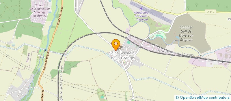 localisation de l'entreprise SCI LA FAMILY  SAINT-GERMAIN-DE-LA-GRANGE