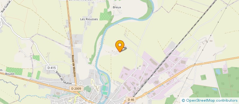 localisation de l'entreprise SCI LA FAMILY  SAINT-POURCAIN-SUR-SIOULE