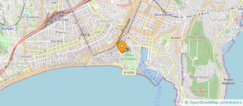localisation de l'entreprise SCI LA FANNY à NICE