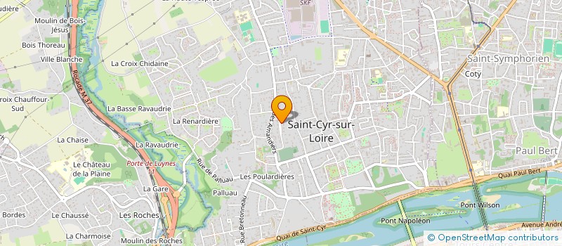 localisation de l'entreprise SCI LA FANTAISIE RETAISE  SAINT-CYR-SUR-LOIRE